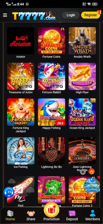 T7777 game